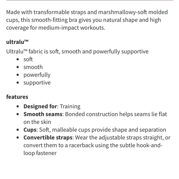 Lululemon Fine Form Bra Rose Blush 34B - Picture 15 of 15